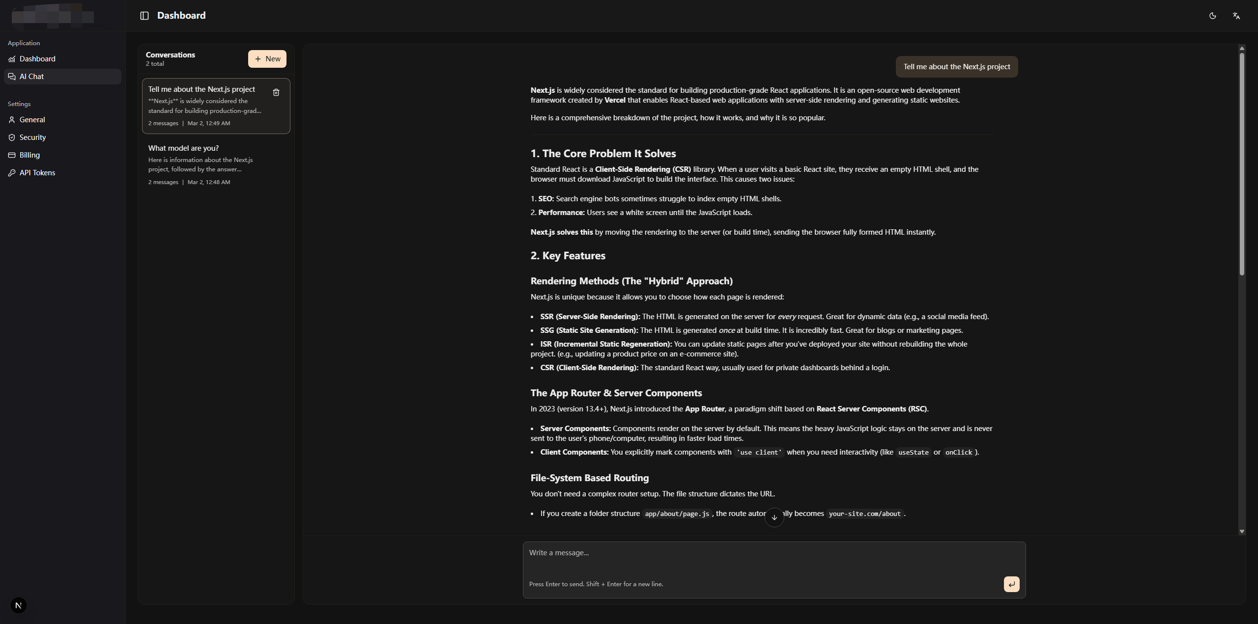 AI Chat Module